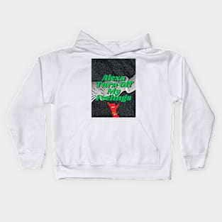 Alexa Turn Off My Feelings Kids Hoodie